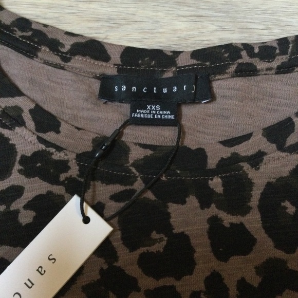 NWT SANCTUARY T-shirt dress classy mink - Picture 3 of 3